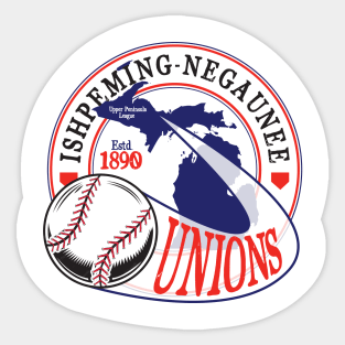 Ishpeming-Negaunee Unions Sticker